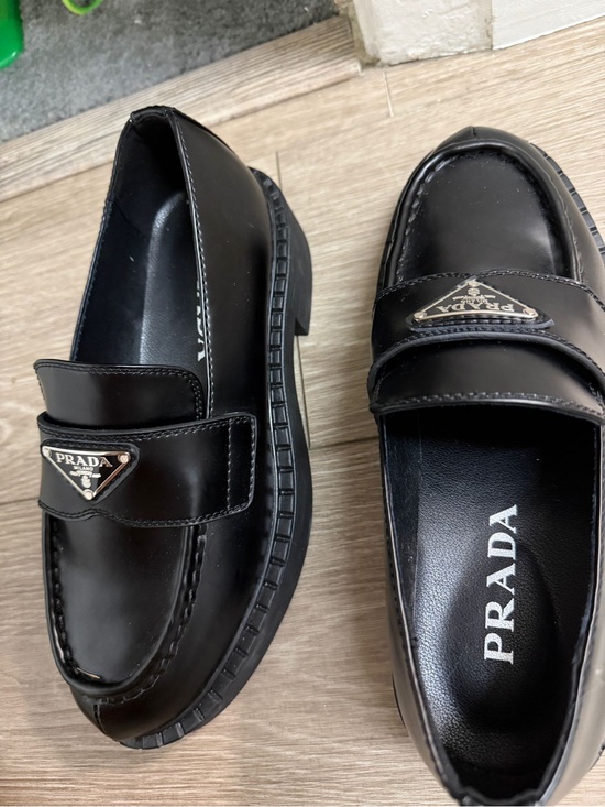 Prada Shoes - Prada Women’s Black Leather Loafers